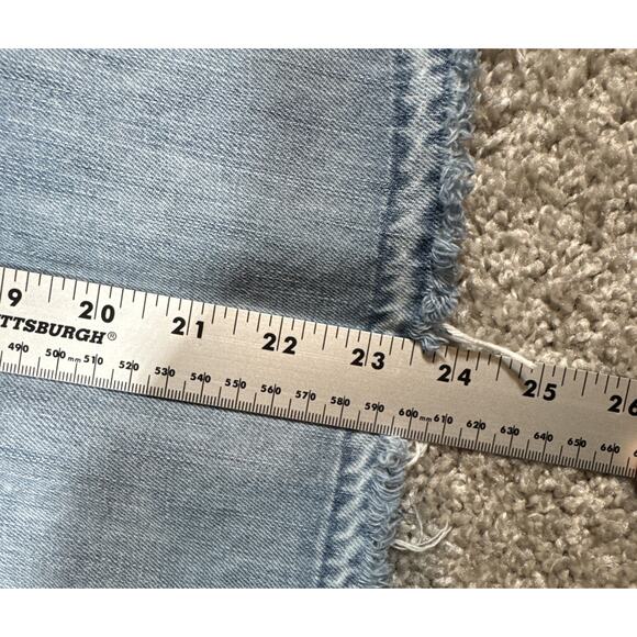 London Jean Women’s Pearl Snap Long Sleeve Shirt Size SMallBlue Denim 100 Cotton - Picture 4 of 7